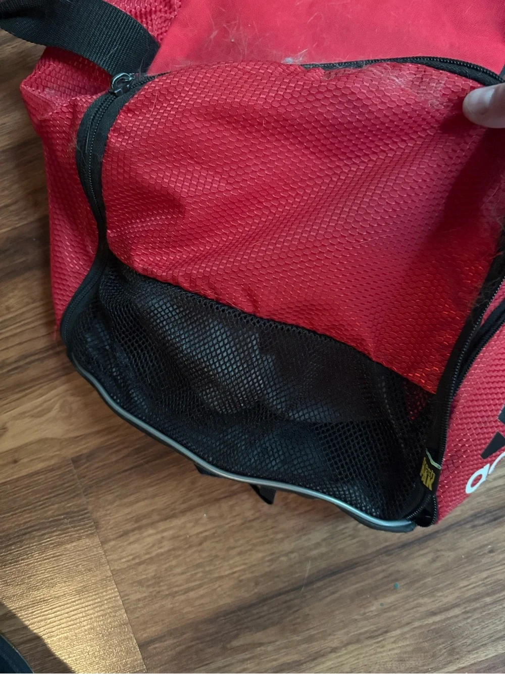 adidas Red and Black Men's Duffel Bag
